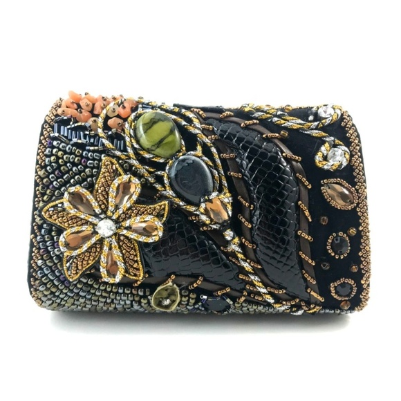 Prezzo Handbags - Prezzo Black Clutch Vintage Style Women Handbag